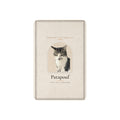 Plaid sherpa personnalisé avec le portrait de votre chat, face imprimée